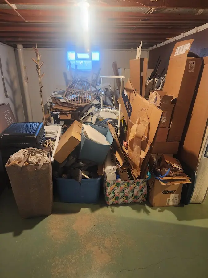 Roll-off dumpster container at job site for Concrete Dumpster Rental in Bullhead City